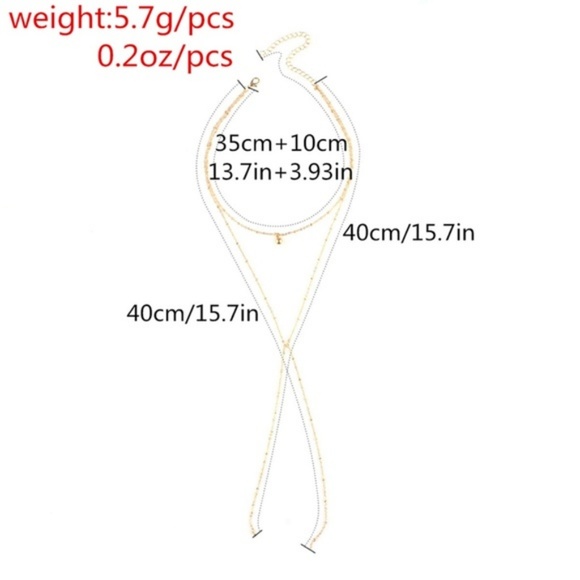 Boutique Minimalist Double Layers Choker Necklace - Picture 3 of 5